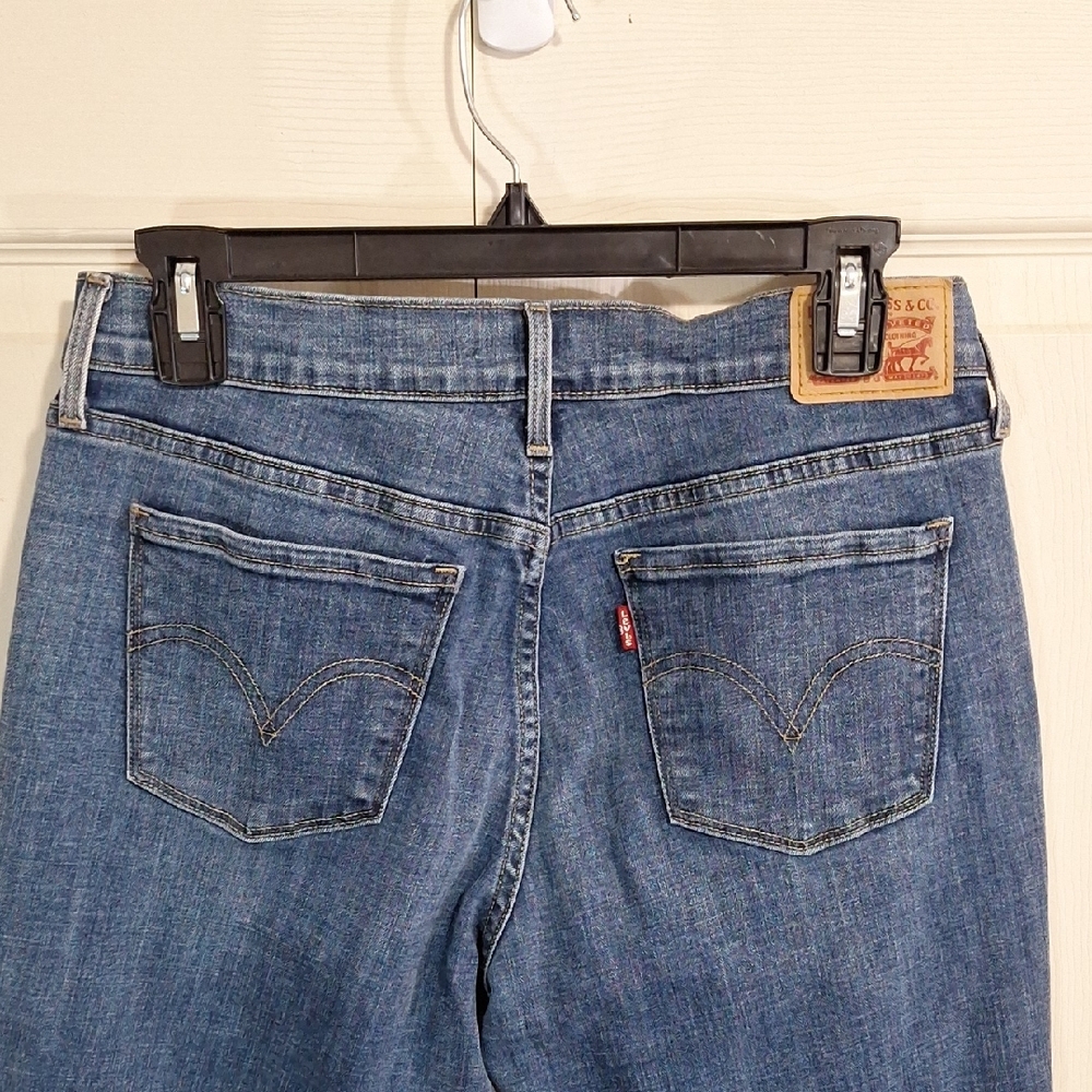 Levis "505" Straight Leg 5 Pocket Denim Blue Jeans - 29x30 - Picture 4 of 8